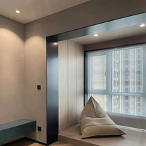 Stainless steel door cover extremely narrow edge metal window cover black titanium gold edge strip matte balcony pass skirting line customization