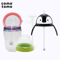 Original fit How can I bottle lid middle ring bottle accessories comotomo Official custom straw dust lid