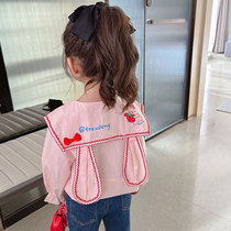 Female baby shirt autumn foreign air children blouses dolls collar 2022 new net red children clothes autumn clothes girls shirts