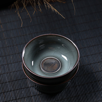 Longquan celadon tea leak Gokao kiln ice crack ceramic tea filter creative kung fu tea set tea ceremony accessories household tea filter