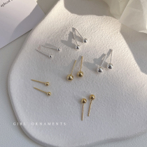 Small and exquisite ear-piercing zircon earrings high-end temperament earrings womens sleep-free earrings 2023 new
