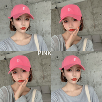 Cap female summer thin hat Korean version of Joker Japanese niche Tide ins face small letter baseball cap