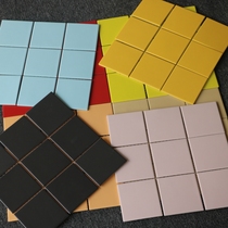 Solid color mosaic tile 300X300 kitchen bathroom wall tile small white brick balcony restaurant net tile