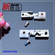 Hot sale universal hidden door closer Nylon iron hook aluminum rail positioning accessories with anti-slip screws 23 and 25MM