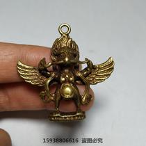 Ancient Play Bronze Ware Collection Brass Daeng Golden Winged Bird Pendant Nepal Myitong Tibetan Chuo Rohang accessories Pendant Pendant