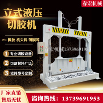 Vertical hydraulic rubber cutting machine gantry hydraulic guillotine cutting machine rubber cutting strip cutting plastic film shearing machine