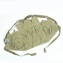 60s Earth yellow 56 Chong 7 62 cartridge bag carrying carry ap47 canvas bag outdoor tactical vest chest hanging