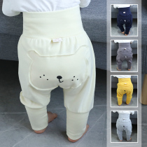 Baby Pants Spring Autumn Large PP Pants Baby 2021 New Kharen Pants Children High Waisted Belly Pants Fart Autumn Clothing Long Pants