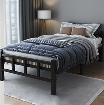 Folding bed double strong and durable increased man nap 200kg pregnant women retractable office rest one meter two wide