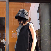 Hat female autumn and winter bucket fishermans hat Japanese face cover Korean tide sunscreen Joker sunshade net red model