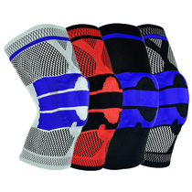 Basketball fitness Running spring support knee pads Sports fitness Badminton Silicone knee pads