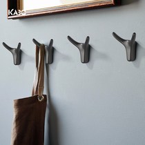 German Shoe Cabinet Wardrobe Hook Free to punch Nordic Xuanguan wall hanging clothes Single-hook fitting room hanging clothes hook