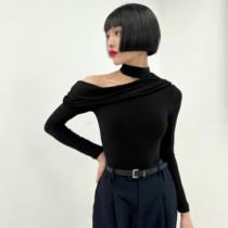 Autumn and Winter Autumn Wave Adult Teacher Student Female Practice Uniform Latin Dance Uniform Solo Practice Uniform Long Sleeve Top