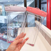 Large capacity mobile phone waterproof bag swimming diving protective cover rider takeaway waterproof and dustproof touch screen universal simple