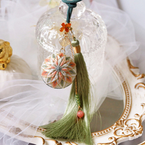 Hand Bow Ball Embroidered Material Bag Handmade Diy Pendant Sachet Homemade Bag In-car Hang Accessories Send Friends Creative Gifts