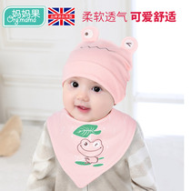 Baby triangle towel Cotton saliva towel Newborn boy baby girl bib scarf Korean version of the Western style bib spring and autumn