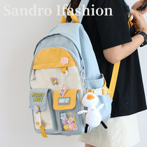 French Sandro Ifashion school bag Primary School students three five six years girls backpack junior high school students backpack