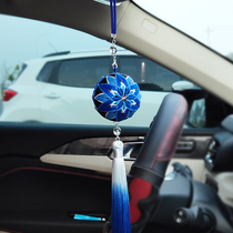  Dark blue hand bow ball diy material bag Finished car hanging jewelry Birthday Boyfriend girlfriend Valentines Day handmade gift