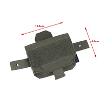 TMC3273-RG helmet paste attached bag battery storage bag 500D Cordura fabric