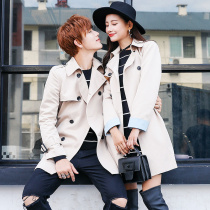 Couple wear autumn 2021 new trend autumn jacket temperament set coat couple windbreaker spring and autumn