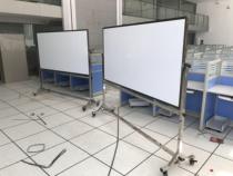 Mobile blackboard teaching training tutorial class bracket type office whiteboard unit factory stainless steel blackboard can be customized