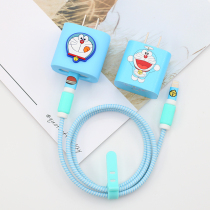 Apply Apple 12 charger protective sleeve ipad2020 data wire anti-snapping line 20W quick filling head silicone shell