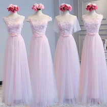 2021 New Mori fairy temperament sister group bridesmaid dress out rental size fat mm spring wedding thin