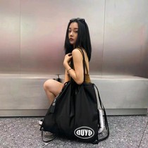 SOFTCHEN DUYQ national standard dance boys and girls limited shoulder backpack bag Black super large capacity dance bag