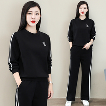 Lady Sweatshirt Sports Suit 2022 New Womens Spring Autumn Wear Pants Two Sets Fashion Casual Spring Dress Sportswear