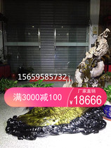 Ebony Gloomy Wood cliff Cypress dragon swimming world root carving ornaments wood carving home golden nanmu pear crafts