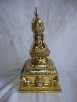 WM-056 bronze sculpture Tibetan tantric Buddhism Pagoda Stupa pagoda Buddhism supplies