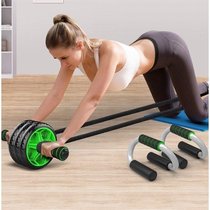 Abdominal reduction equipment Abdominal muscle trainer non-slip mute men and women thin belly home abdominal muscle wheel