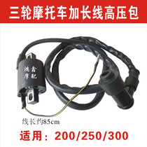 Motorcycle high pressure wrap ignition wire closed three-wheeled 150175200250300 Longxin Zongxin source lengthened
