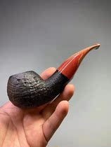 Korean pipe master Kim Jong wook Qiang Wu Clem Heather wood sandblasting round apple pipe smoking set