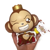Genuine Squishy monkey king king king king slow rebound with scented fine packaging box slow rising
