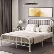 Eurostyle Minimalist Princess Iron Art Bed Linen 1 5 m Modern Iron Bed Double Bed 1 8 m Iron Frame Bed Rental Room Bed