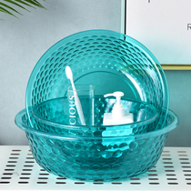 Thickened vegetable washbasin household large laundry basin plastic basin dormitory student washbasin beauty Basin