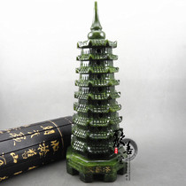 Jade Wenchang Tower Fine Nanyu Wenchang Tower Ornaments Natural Jade Ornaments