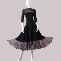 2021 high-end modern dance dress dress new national standard dance dress practice waltz performance ballroom dance ballroom dance