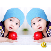 Baby poster photo wall sticker newspaper big picture baby male and female wall pregnancy portrait doll child beautiful