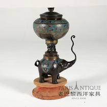 Old Paris) Western Antiques Medieval vintage Southeast Asian Style Elephant Collection