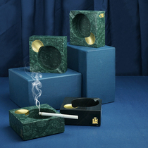 Yu smoke New Chinese crescent Teeth Ashtrays Creativity Personality Trend Marble Designer Sales Office-like room for home