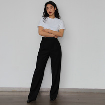 Ravehouse European and American Brief about 100 lap pears shape with high waist and thin pituitary pants casual pants