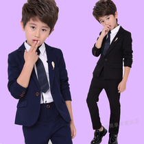 Boys small suit three-piece Korean version of the childrens dress spring and autumn suit host piano performance suit