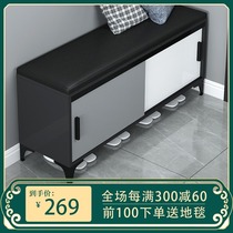 Changing shoes Stool Shoes Cabinet Integrated Home Doorway Soft Bag Cushion Entrance DOOR CLOSED MULTIFUNCTION STORAGE CAN BE USED TO WEAR A FOOTSTOOL