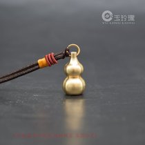 Mini solid bronze hoist small hanger brass hoist keychain pack bronze artifact hanging copper carvings bronze