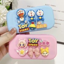 Cartoon baby nail clippers five sets baby nail clippers cute artifact newborn safety anti-pinch meat young children