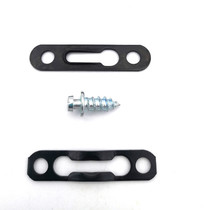 Invisible two-in-one sub-female buckle Wardrobe cabinet connector pendant Reinforced manganese sheet with screw Hidden combination fastener