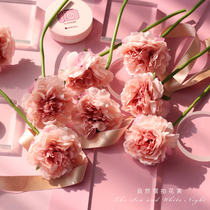 Photo props simulation double peony ins Wind fake flower plant beauty makeup cosmetics background cloth paper photography pendulum