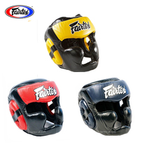 Thai fairtex boxing helmet full protective adult male Sanda head protection Muay Thai head sleeve fighting gear